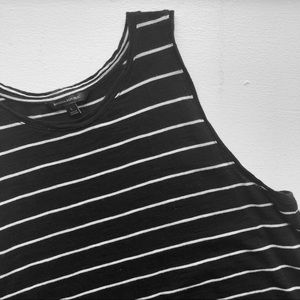 Black & White Striped Tank Top